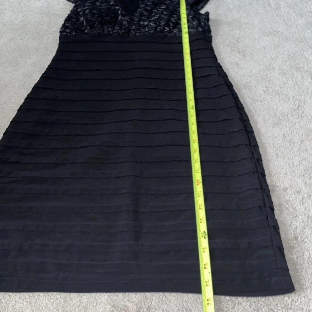 R&M Richards‎ 12P 12 Petite Black Cocktail Dress